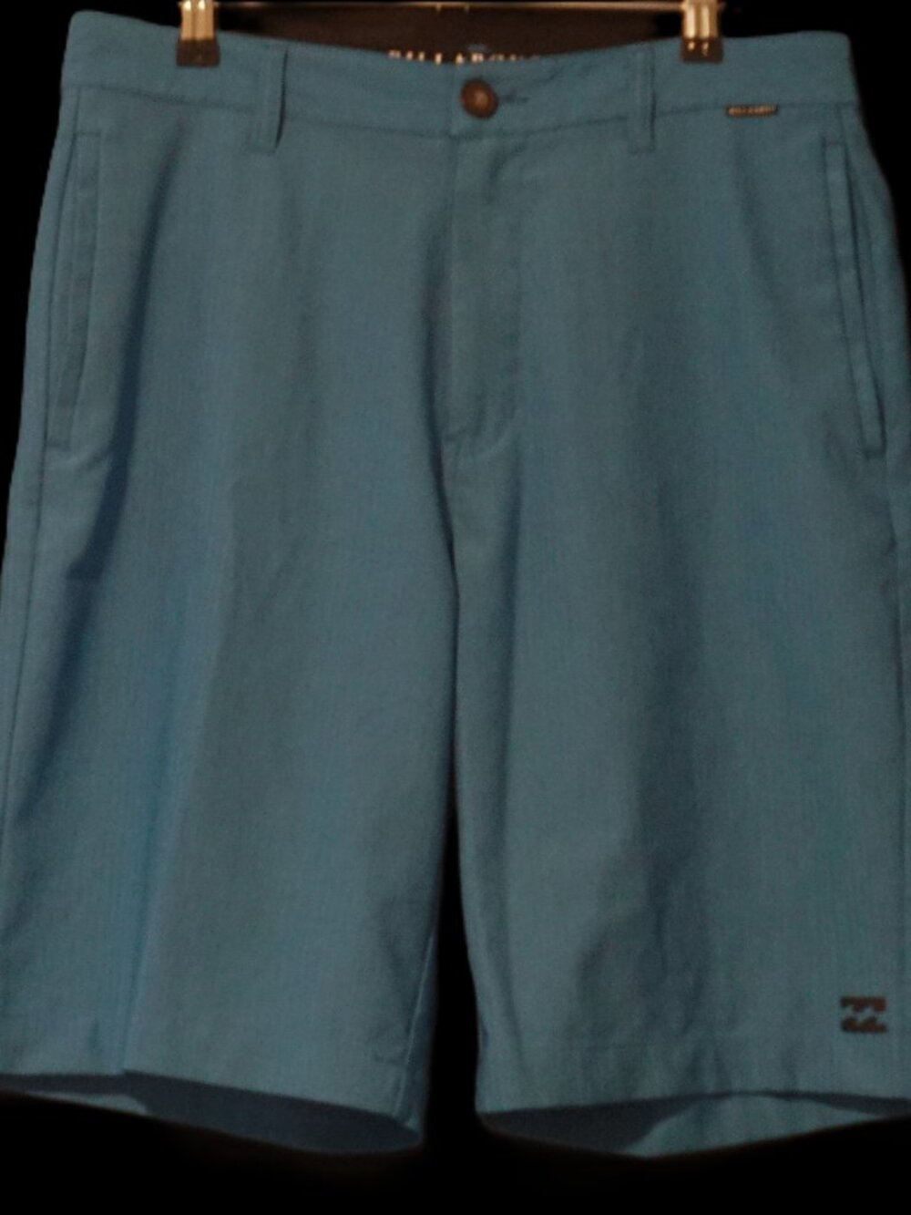 BillaBong Platinum Stretch Electric Blue Flat Front Shorts Men’s 30